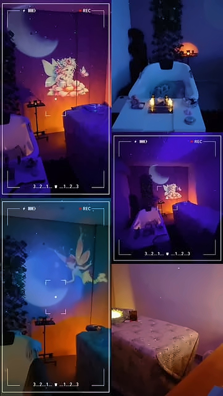 Ambientes do espaço: ofurô, sala de massagem e iluminação sensorial